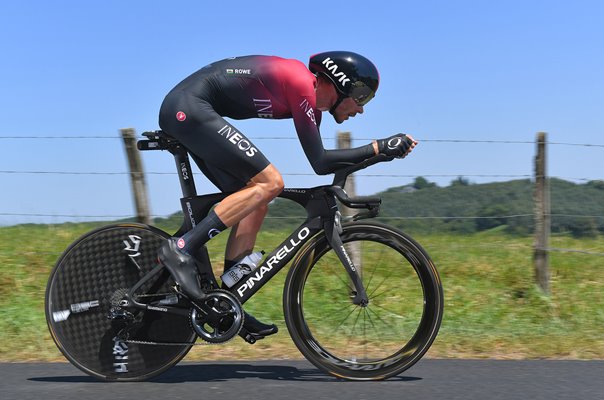 Luke Rowe Ineos Time Trial Stage 13 Tour de France 2019