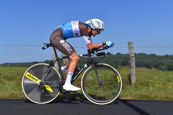 Romain Bardet of France Time Trial Stage 13 Tour de France 2019