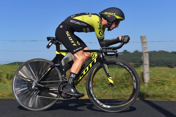Adam Yates Team Mitchelton-Scott Time Trial Stage 13 Tour 2019