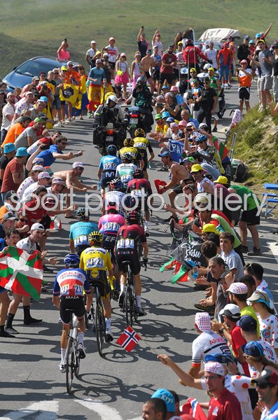 Leaders climb Tourmalet Stage 14 Tour de France 2019  