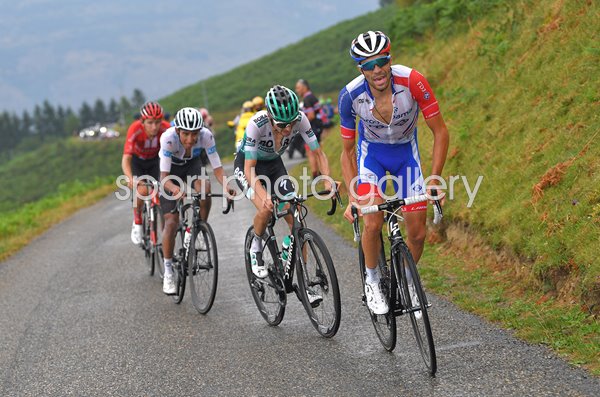 Thibaut Pinot France leads Emanuel Buchmann Germany Tour 2019
