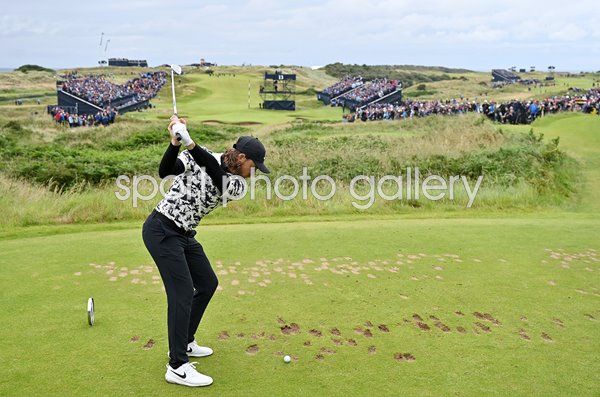 Tommy Fleetwood England 13th tee Final Round British Open 2019