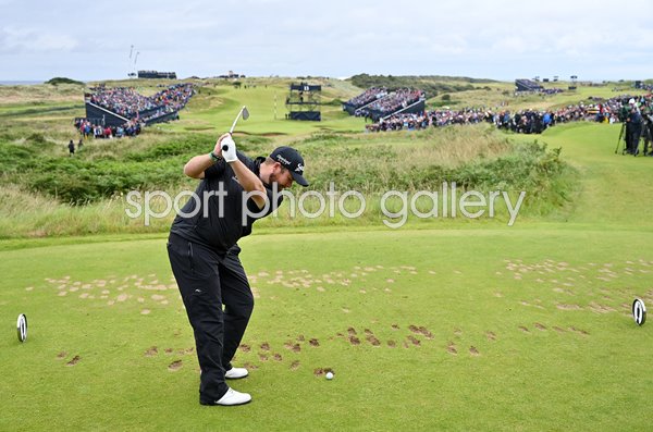 Shane Lowry Ireland 13th tee Final Round Open Championship 2019