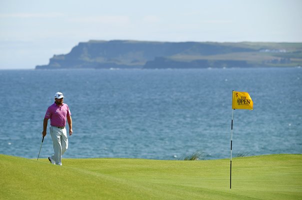 Graeme McDowell Northern Ireland 5th Green Royal Portrush Open 2019