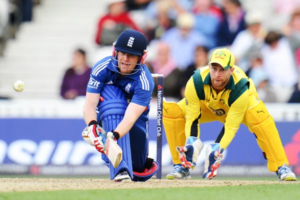 Eoin Morgan England v Australia 2012
