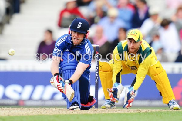 Eoin Morgan England v Australia 2012