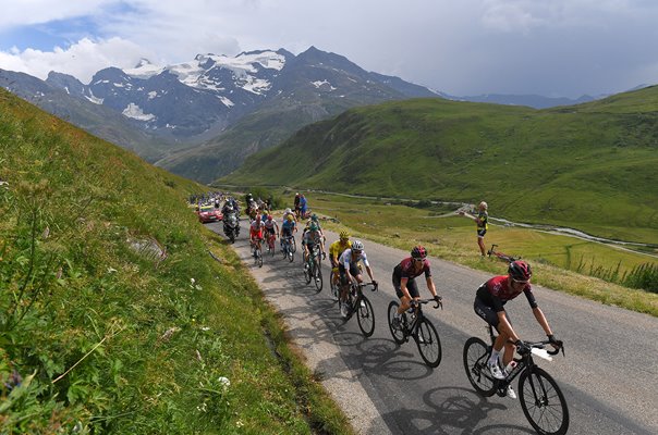 Wout Poels, Geraint Thomas & Egan Bernal Ineos Stage 19 Tour 2019