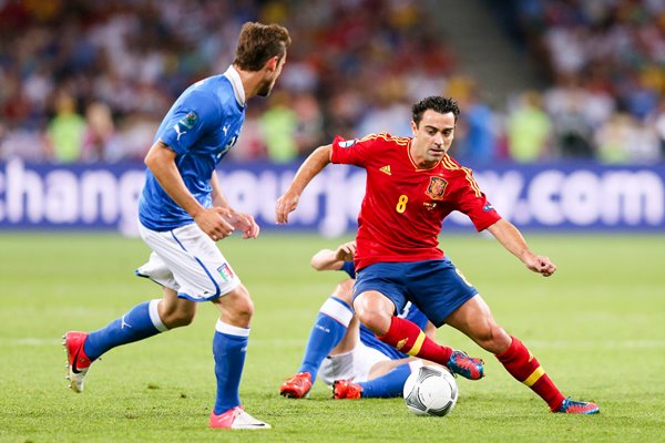 Xavi Spain v Italy EURO 2012 Final