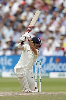 Rory Burns England batting action v Australia Edgbaston 2019