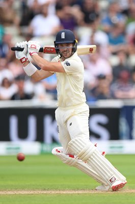 Rory Burns England batting v Australia Edgbaston 2019