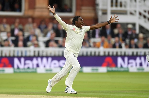Jofra Archer England Wicket Lord's Ashes Test 2019