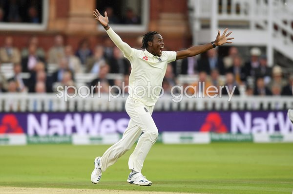 Jofra Archer England Wicket Lord's Ashes Test 2019