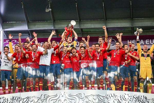 Iker Casillas Spain European Champions 2012