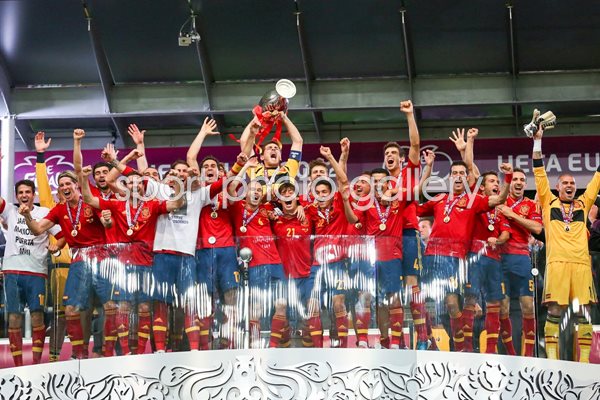 Iker Casillas Spain European Champions 2012 