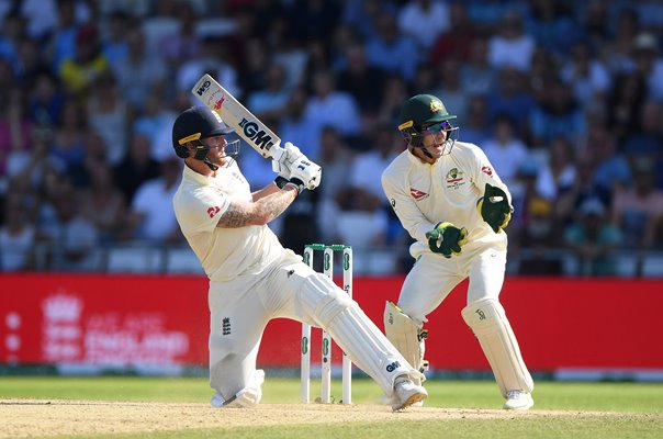 Ben Stokes reverse hit 6 England v Australia Leeds Ashes 2019