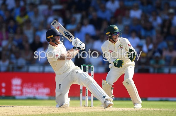 Ben Stokes reverse hit 6 England v Australia Leeds Ashes 2019