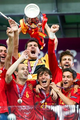 Iker Casillas Spain EURO 2012 Champions