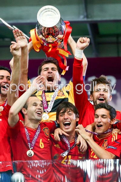Iker Casillas Spain EURO 2012 Champions