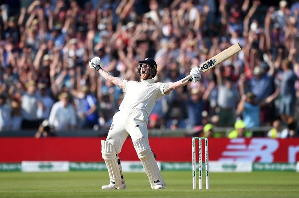 Ben Stokes England celebrates v Australia Headingley Ashes 2019