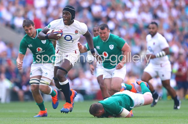 Maro Itoje England scores v Ireland Twickenham 2019