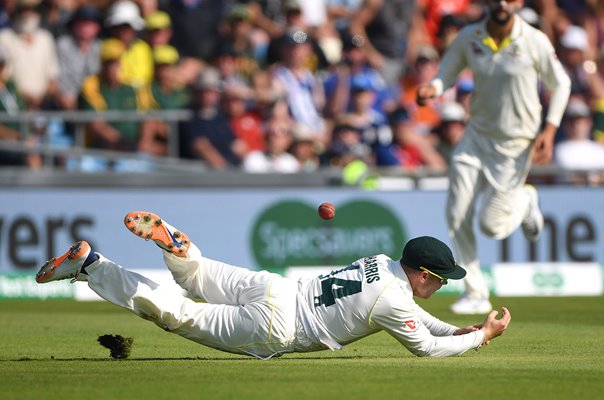 Ben Stokes England dropped by Marcus Harris Australia Leeds Ashes 2019