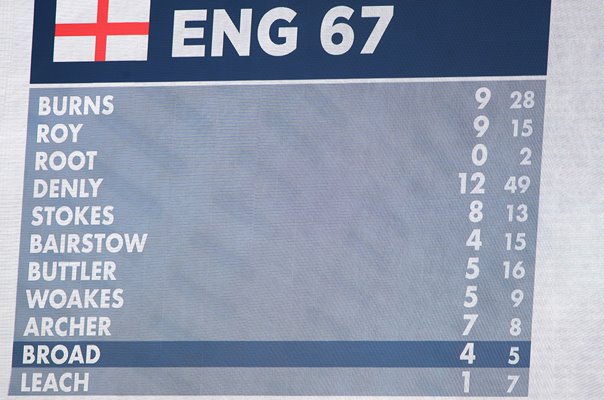 England 67 All Out v Australia Headingley Ashes Test 2019
