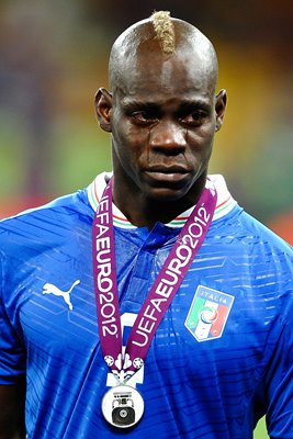 Mario Balotelli tears EURO 2012 Final