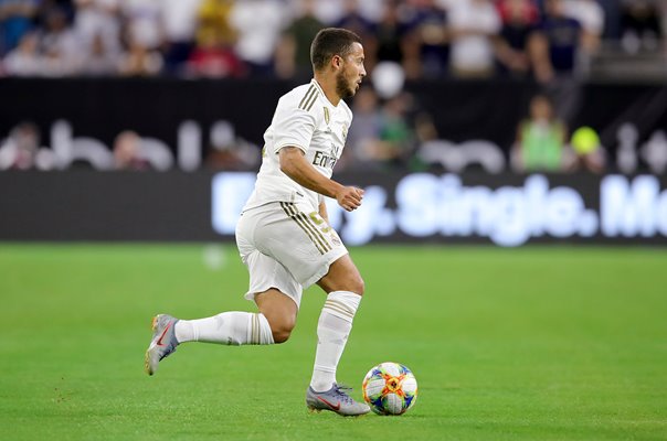 Eden Hazard Real Madrid v Bayern Munich Houston 2019
