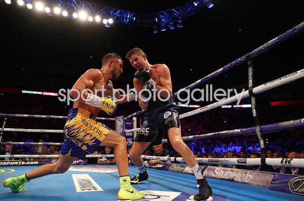 Vasiliy Lomachenko punches Luke Campbell World Title Fight London 2019