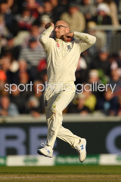 Jack Leach England spinner v Australia Old Trafford Ashes 2019