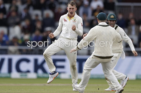 Marnus Labuschagne Australia wicket v England Old Trafford Ashes Test 2019