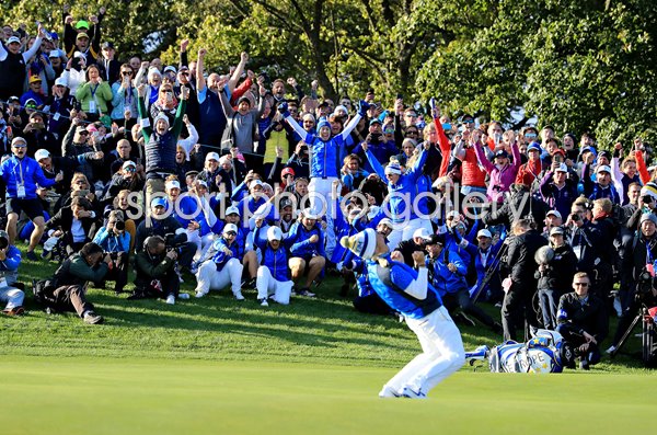 Suzann Pettersen Europe Winning Point Solheim Cup 2019