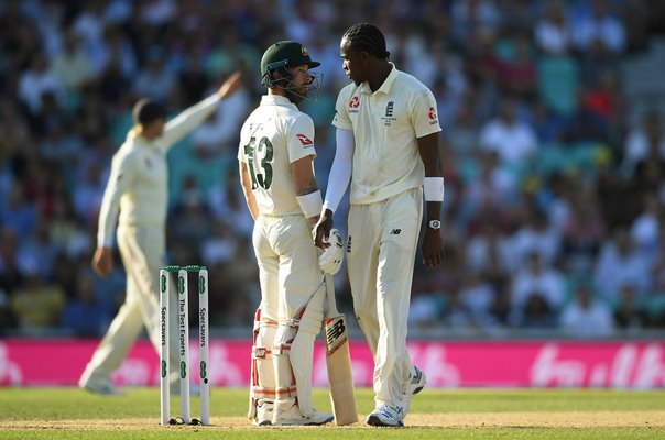 Jofra Archer England v Matthew Wade Australia Oval Ashes 2019