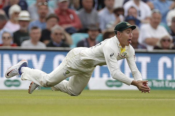 Marnus Labuschagne Australia catch v England Oval Ashes 2019