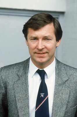 Alex Ferguson Aberdeen manager Pittodrie Stadium 1983