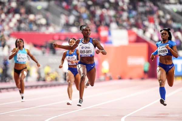 Dina Asher-Smith Great Britain wins 200m Final World Athletics Doha 2019