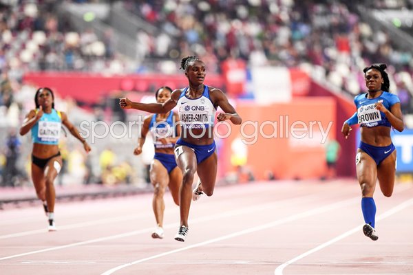 Dina Asher-Smith Great Britain wins 200m Final World Athletics Doha 2019