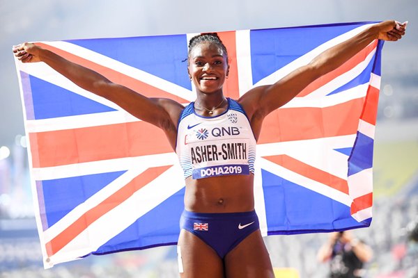 Dina Asher-Smith 200m Great Britain World Champion Doha 2019