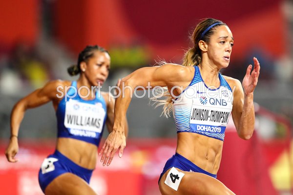 Katarina Johnson-Thompson Heptathlon 200m Worlds Doha 2019