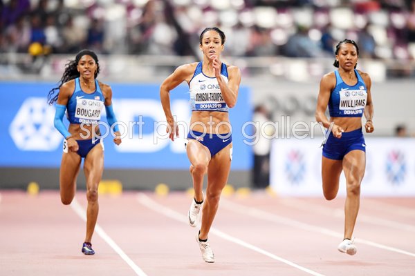 Katarina Johnson-Thompson Great Britain Heptathlon 200m Worlds Doha 2019