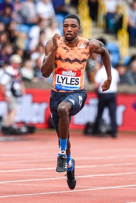 Noah Lyles USA 100m Grand Prix Birmingham 2018