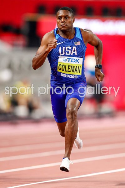 Christian Coleman United States 100m World Athletics Doha 2019 