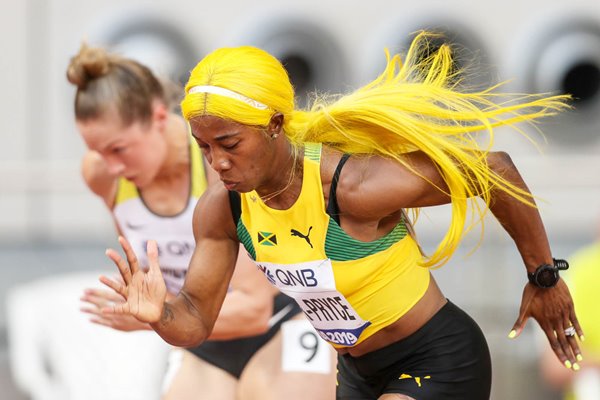 Shelly-Ann Fraser-Pryce Jamaica World Athletics Championships Doha 2019