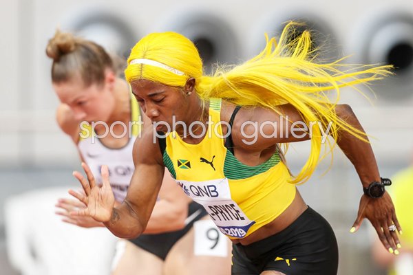 Shelly-Ann Fraser-Pryce Jamaica World Athletics Championships Doha 2019 