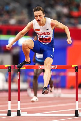 Karsten Warholm Norway 400m Hurdles World Champion Doha 2019  