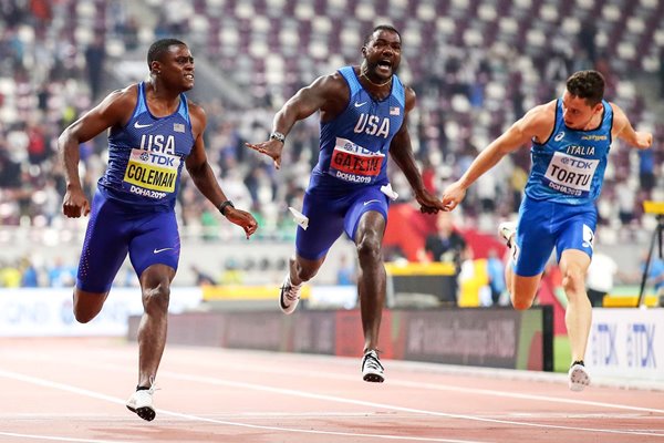 Christian Coleman USA 100m Gold World Athletics Doha 2019 