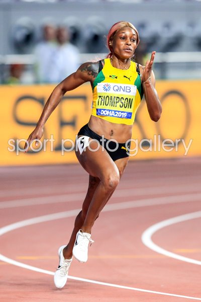 Elaine Thompson Jamaica 200m World Athletics Doha 2019 