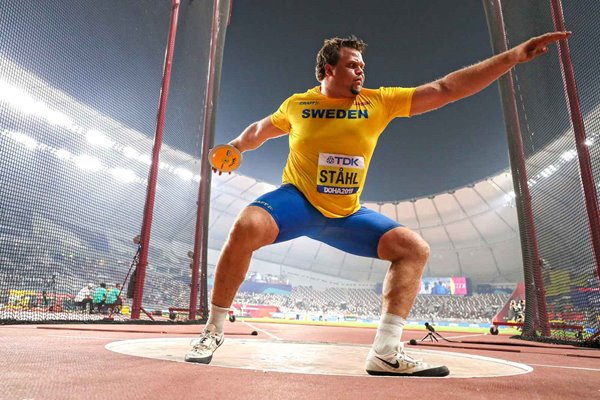 Daniel Stahl Sweden Discus Gold World Athletics Doha 2019  