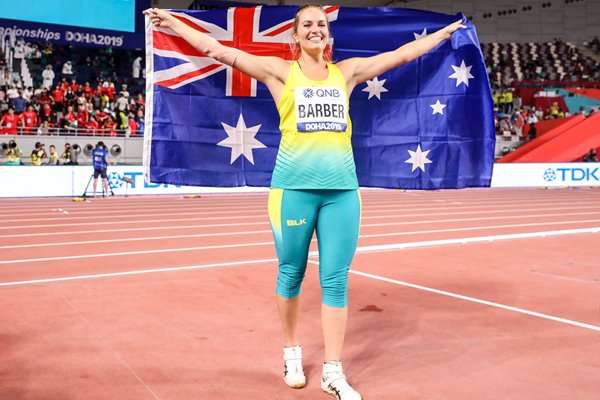 Kelsey-Lee Barber Australia Javelin World Champion Doha 2019 