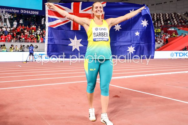 Kelsey-Lee Barber Australia Javelin World Champion Doha 2019